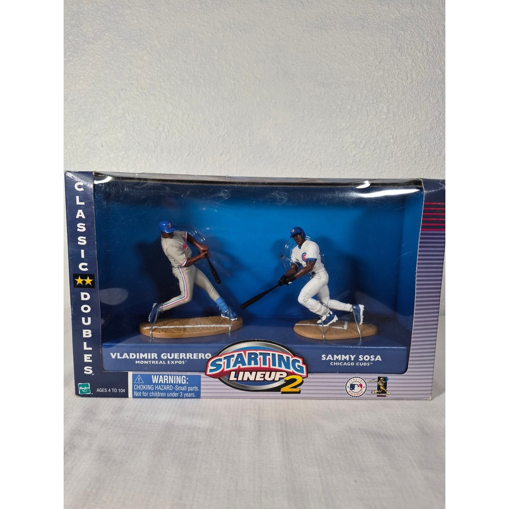 Starting Lineup Classic Doubles Vladimir Guerrero Sammy Sosa Figure Set Hasbro
